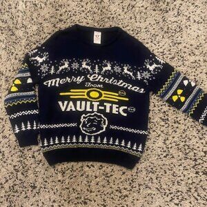 Numskull Fallout 4 Christmas Sweater 3XL Mens Blue